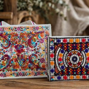 Traditional Floral Embroidered Handbags – Saqafat Collection